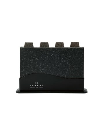 Ed&euml;nb&euml;rg EB-1003 Black Line - Snijplank - Snijplankenset met Houder - 5 Stuks - 30cm x 20cm x 1cm